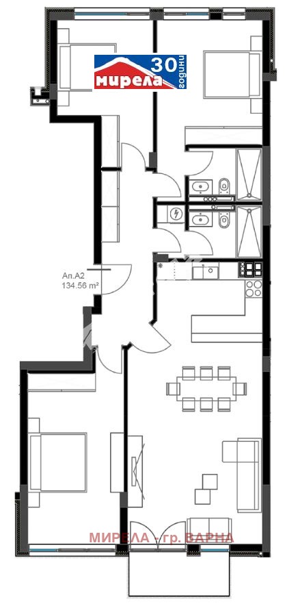 Na sprzedaż  3 sypialnie Warna , Sweti Nikola , 158 mkw | 78804297