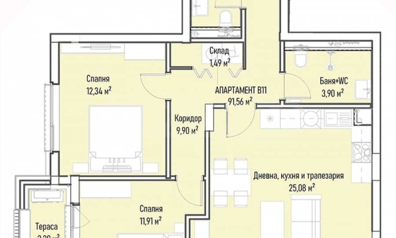 Продава 3-СТАЕН в град София, Младост 4 - 115 кв.м / 289 925 € » 567 044.01 лв., СУПРИММО - ГЛАВЕН ОФИС