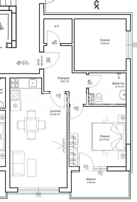2 bedroom m-t Pchelina, Varna 3