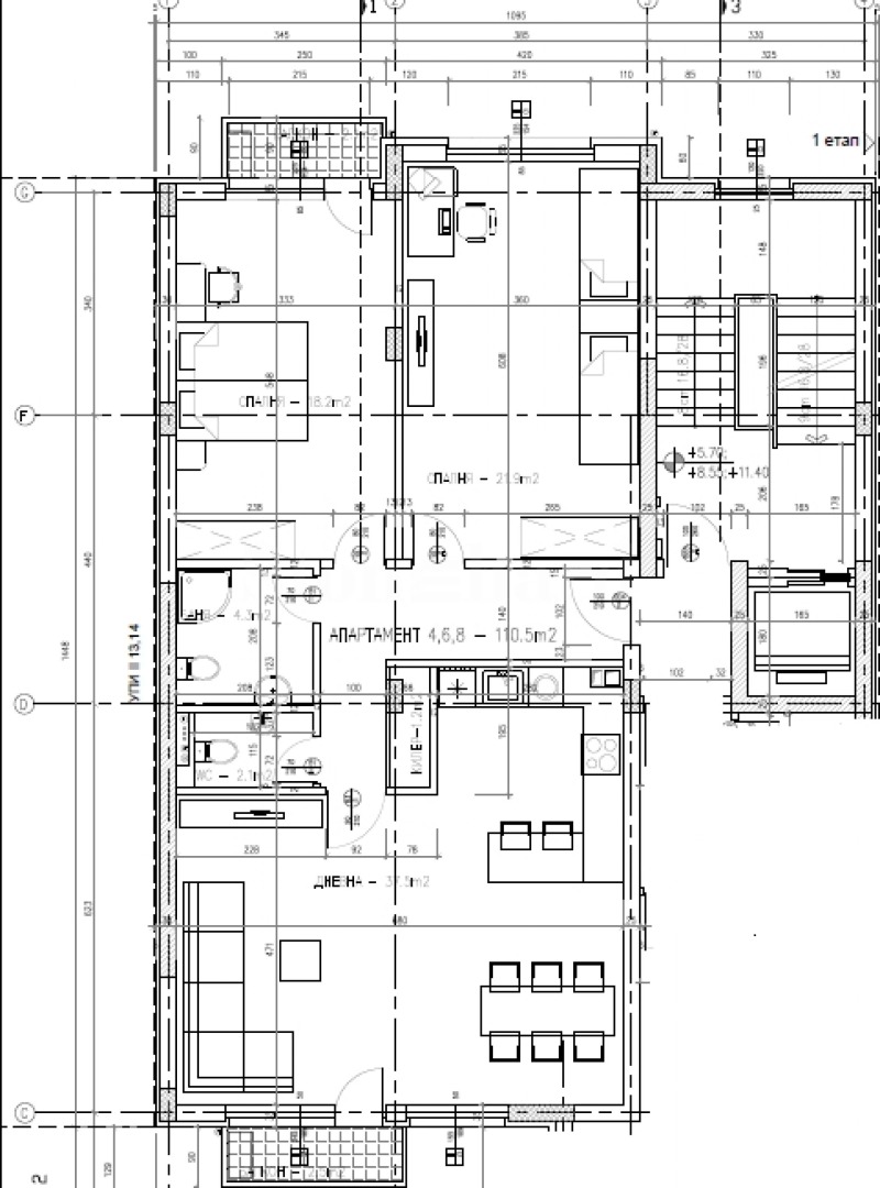 Продава 3-СТАЕН, гр. София, Зона Б-18, снимка 2 - Апартаменти - 53112743