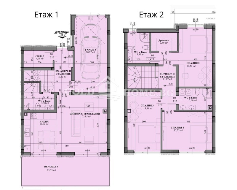 Продава КЪЩА, с. Марково, област Пловдив, снимка 2 - Къщи - 49587100