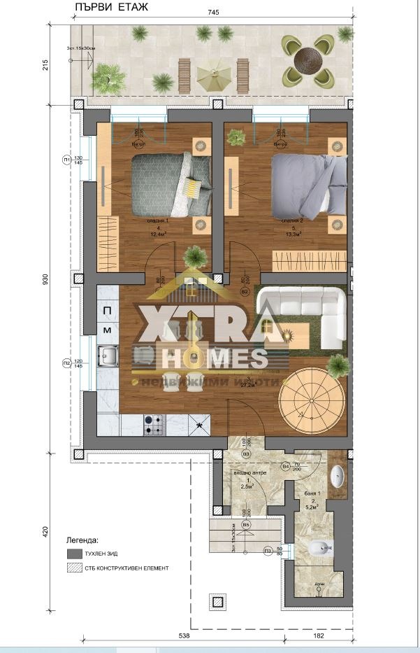 Продава КЪЩА, с. Гара Елин Пелин, област София област, снимка 5 - Къщи - 52571447