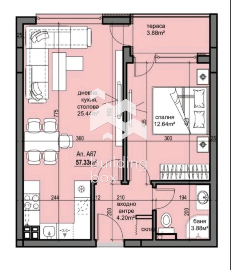 Продава 2-СТАЕН, гр. Пловдив, Христо Смирненски, снимка 7 - Aпартаменти - 47036569