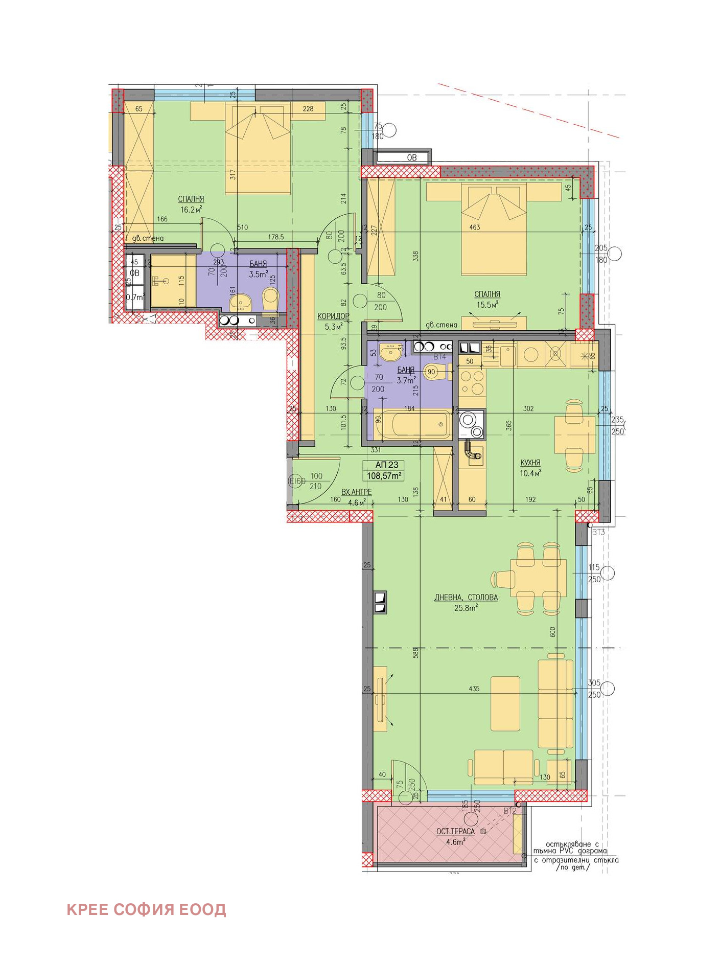 Продава 3-СТАЕН, гр. София, Лозенец, снимка 2 - Апартаменти - 53766532