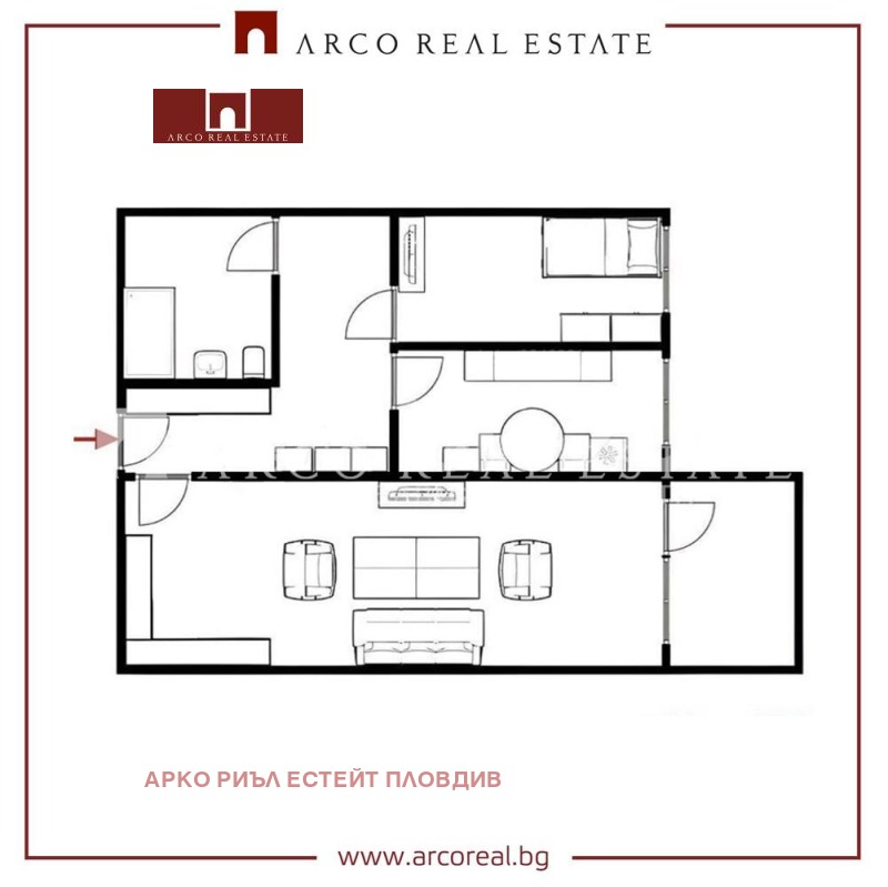 Продава  2-стаен град Пловдив , Каменица 1 , 56 кв.м | 21333548 - изображение [7]