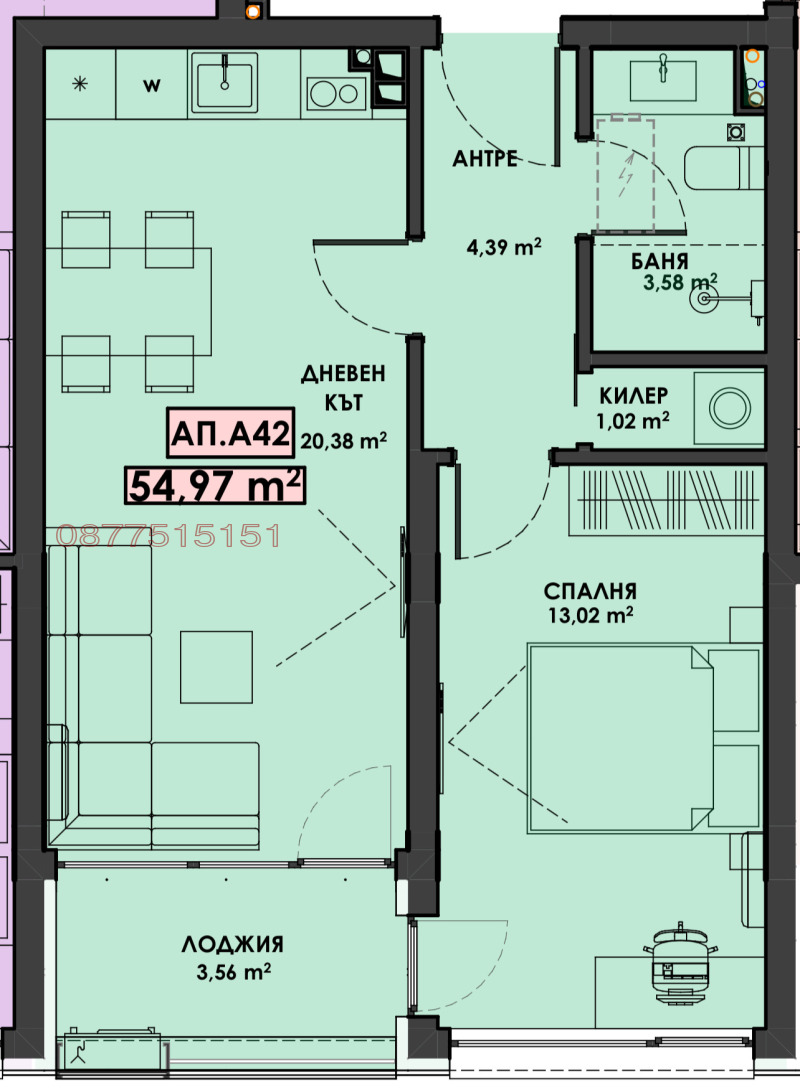Продава  2-стаен град Пловдив , Христо Смирненски , 70 кв.м | 27738818 - изображение [14]