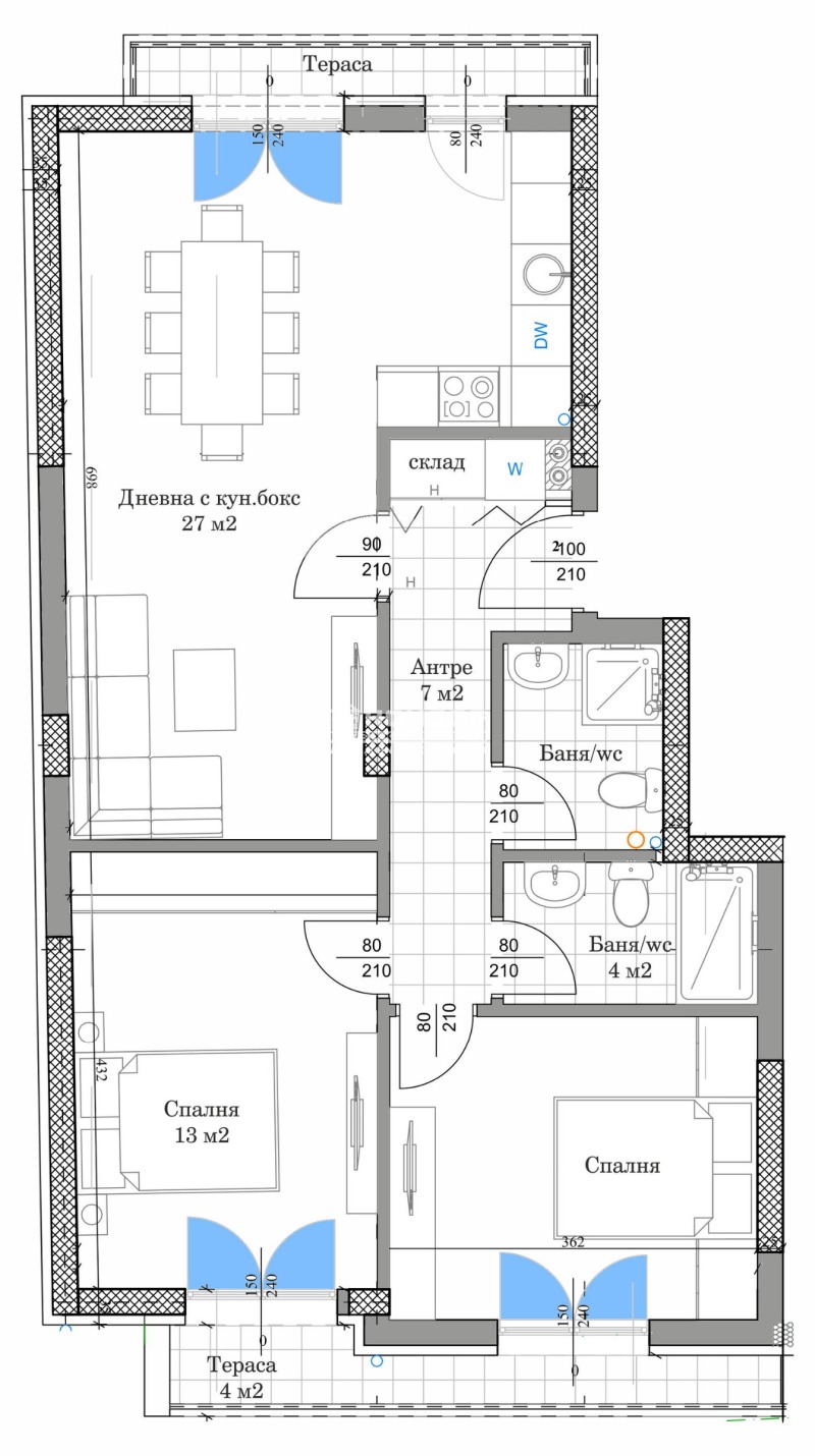 Продава 3-СТАЕН, гр. Пловдив, Въстанически, снимка 2 - Апартаменти - 52798039