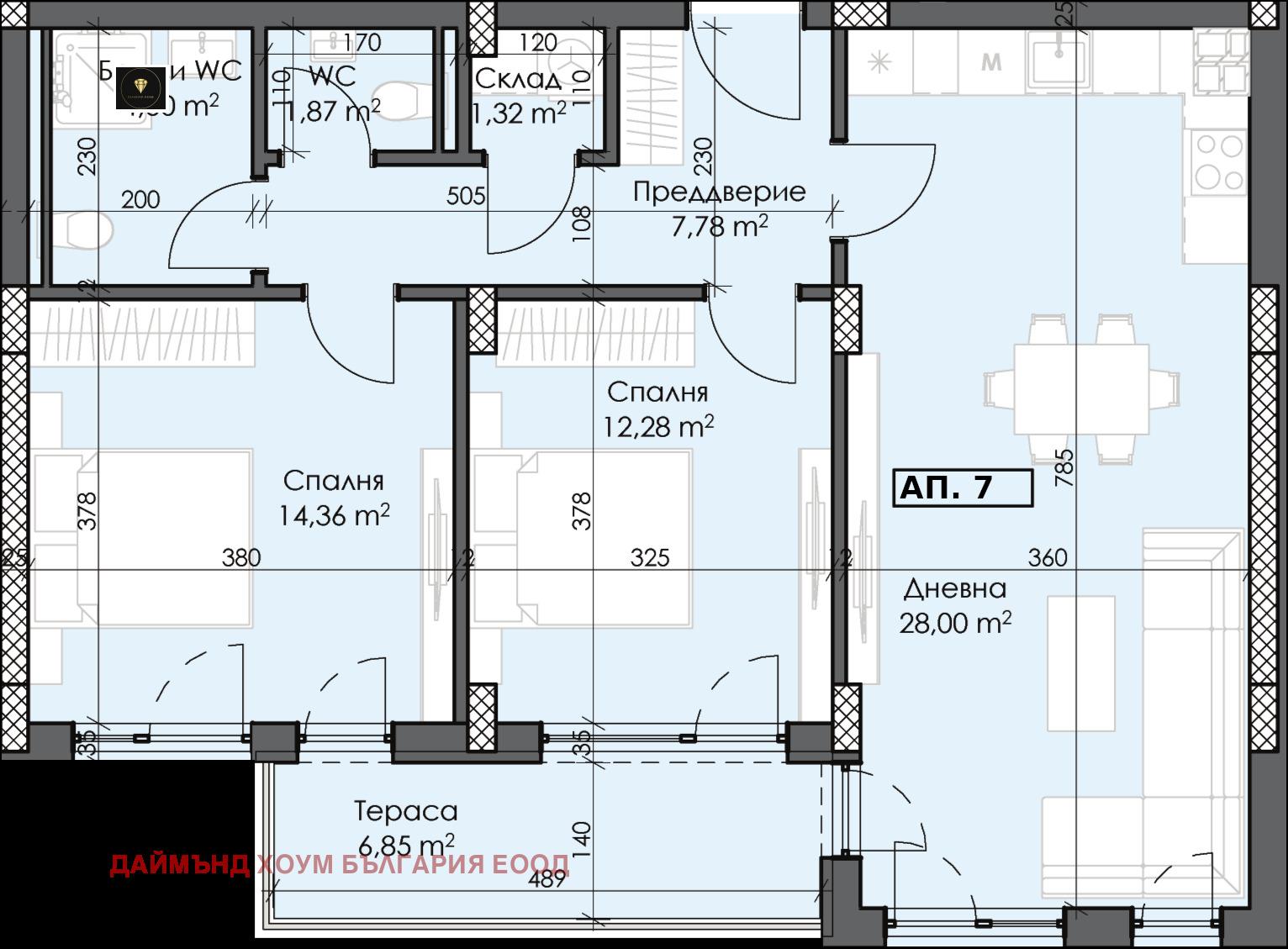 Продава 3-СТАЕН, гр. Пловдив, Тракия, снимка 2 - Апартаменти - 52074392