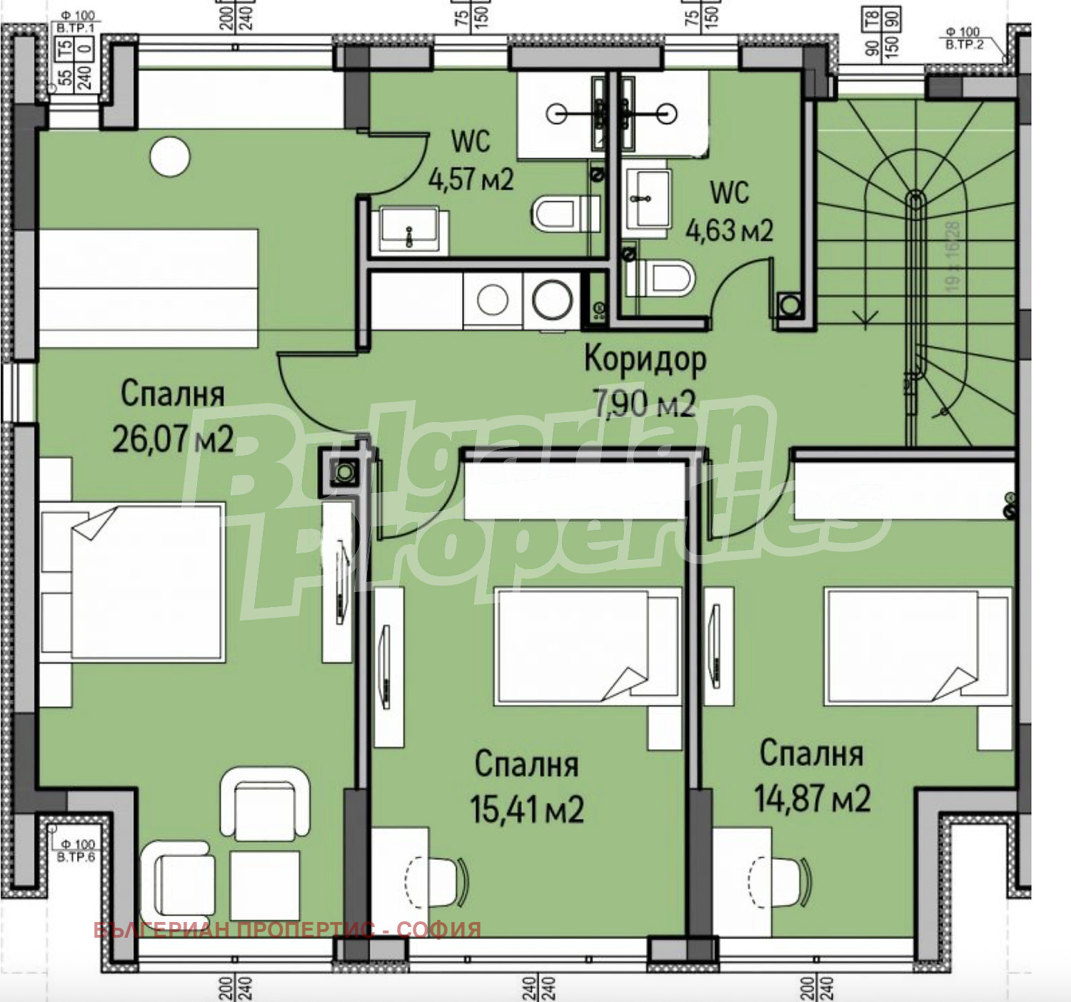 Продава КЪЩА, гр. София, с. Панчарево, снимка 8 - Къщи - 54043585