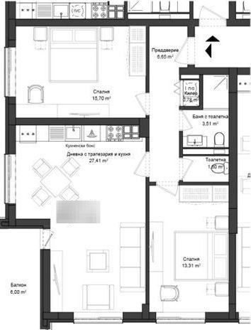 Продава 3-СТАЕН, гр. Пловдив, Кършияка, снимка 1 - Aпартаменти - 48752034