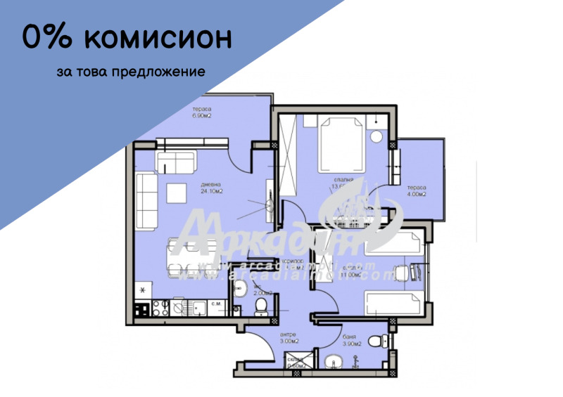 Продава 3-СТАЕН, гр. Пловдив, Беломорски