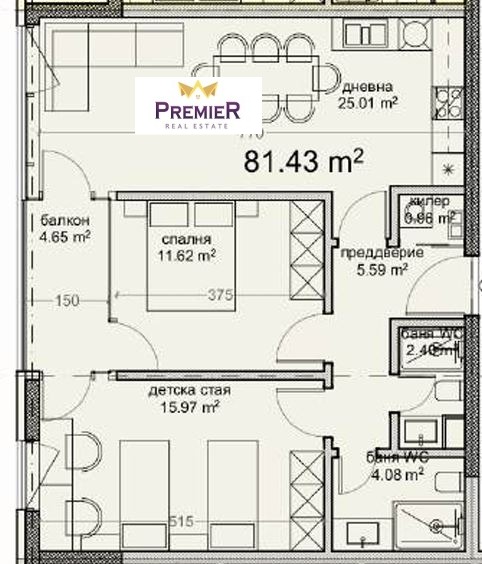 Продава 3-СТАЕН, гр. Варна, Владислав Варненчик 1, снимка 3 - Апартаменти - 53524120