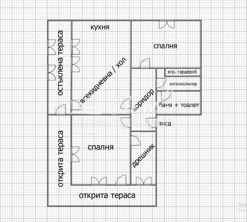 Продава  Етаж от къща град Шумен , Дивдядово , 98 кв.м | 11759507 - изображение [8]