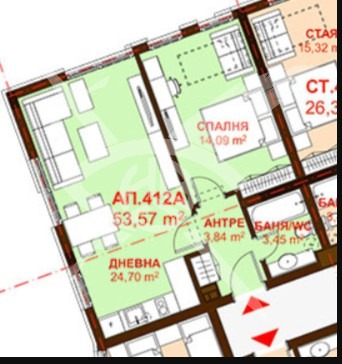 Продава  2-стаен град Бургас , Сарафово , 53 кв.м | 36820019