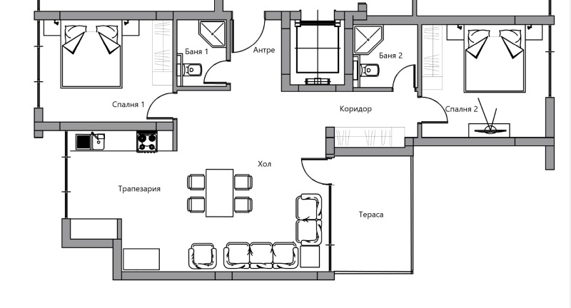 Продава 3-СТАЕН, гр. Пловдив, Младежки Хълм, снимка 13 - Апартаменти - 53014571