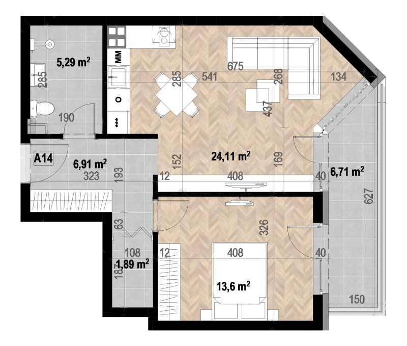 Продава 2-СТАЕН, гр. София, Кръстова вада, снимка 2 - Апартаменти - 52483025