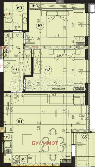 Продава 3-СТАЕН, гр. Варна, Владислав Варненчик 1, снимка 2 - Aпартаменти - 49464187