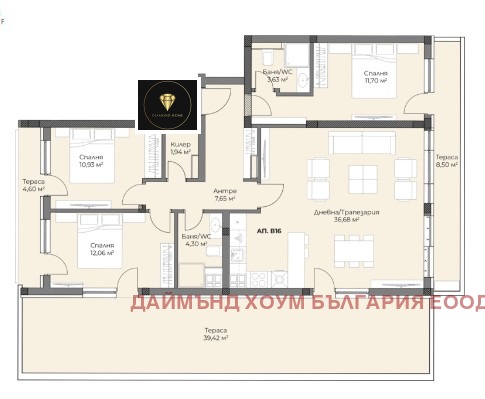 Продава 4-СТАЕН, гр. Пловдив, Христо Смирненски, снимка 2 - Aпартаменти - 48612792