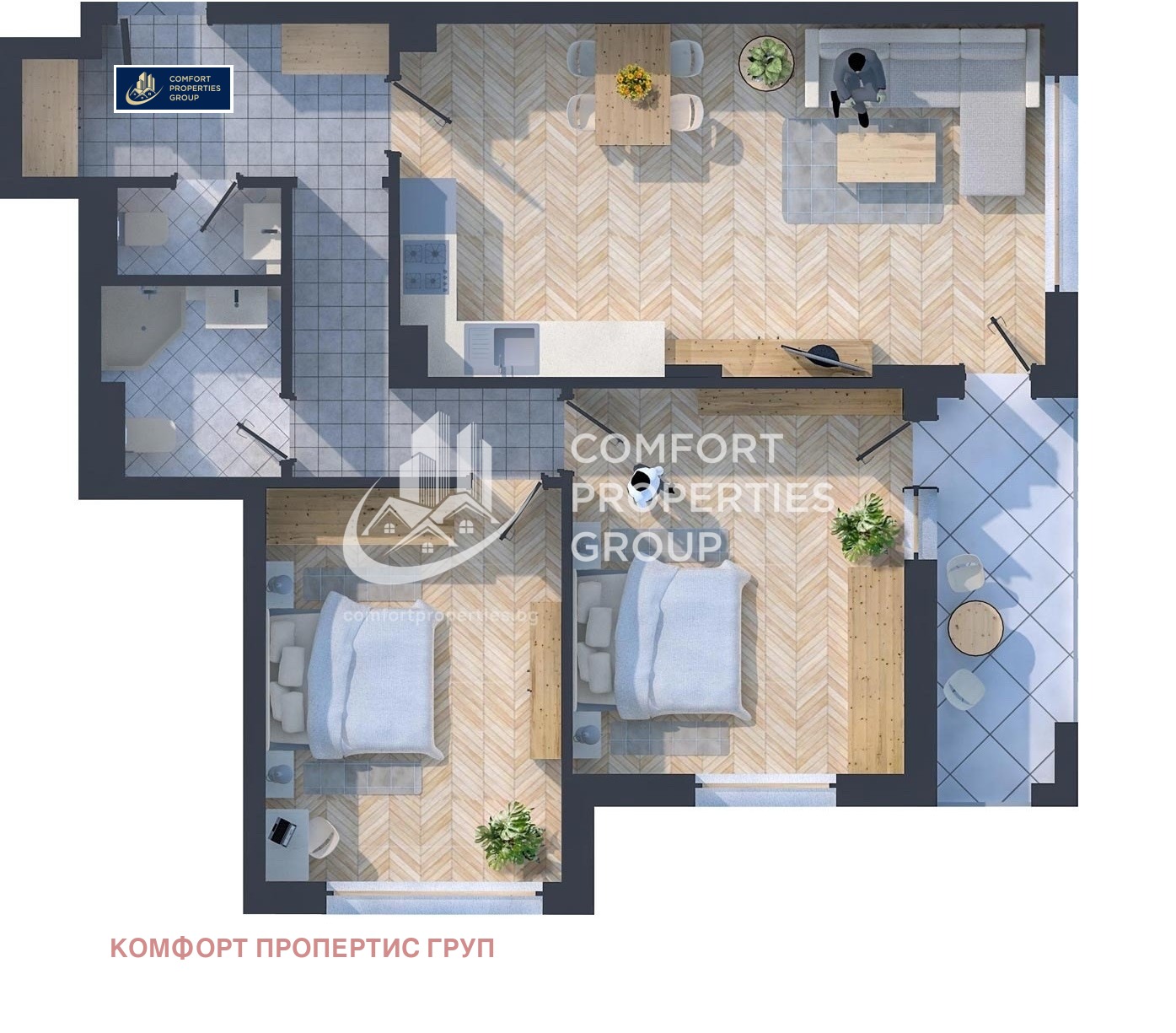 Продава 3-СТАЕН, гр. София, Дружба 2, снимка 10 - Апартаменти - 56111189