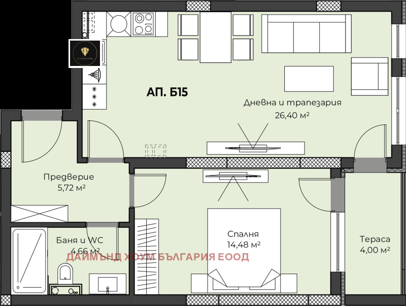 Продава  2-стаен град Пловдив , Пещерско шосе , 78 кв.м | 30039668 - изображение [2]