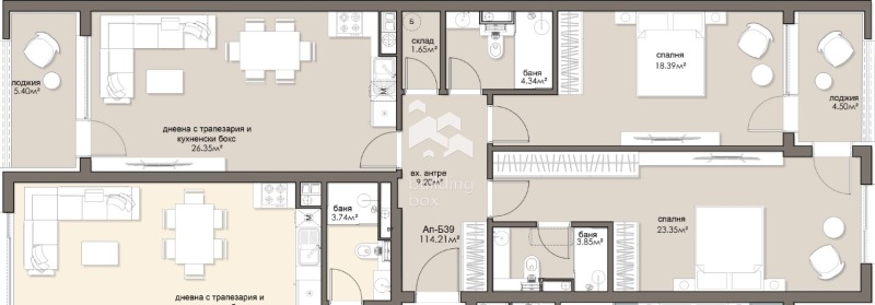Продава 3-СТАЕН, гр. София, Люлин 5, снимка 2 - Апартаменти - 52453751