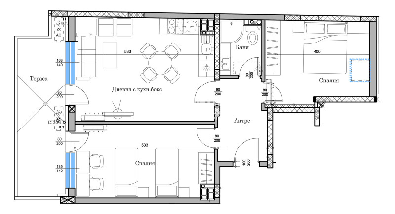 Продава 3-СТАЕН, гр. Пловдив, Център, снимка 2 - Апартаменти - 52574228