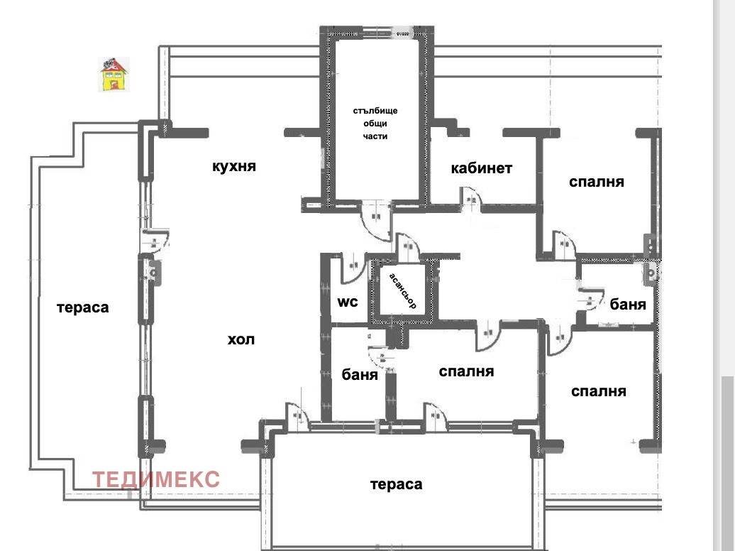 Продава 4-СТАЕН, гр. София, Зона Б-18, снимка 17 - Апартаменти - 54564108