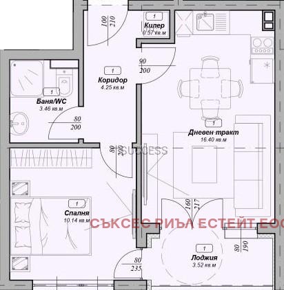 Продава 2-СТАЕН, гр. Варна, м-т Пчелина, снимка 7 - Апартаменти - 51938138