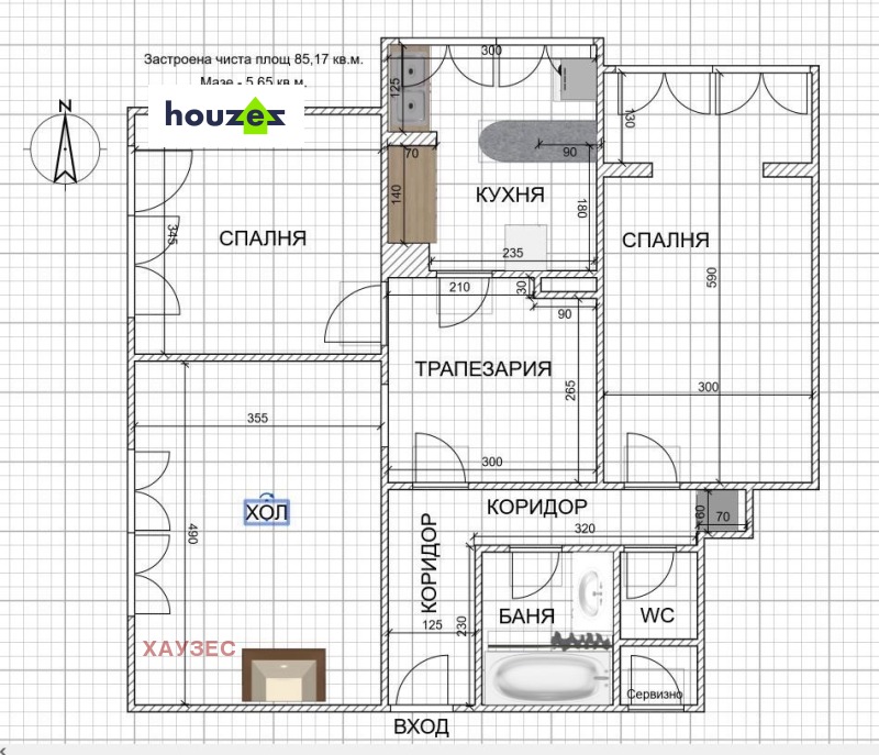 Продава  3-стаен град София , Слатина , 86 кв.м | 42397684 - изображение [17]