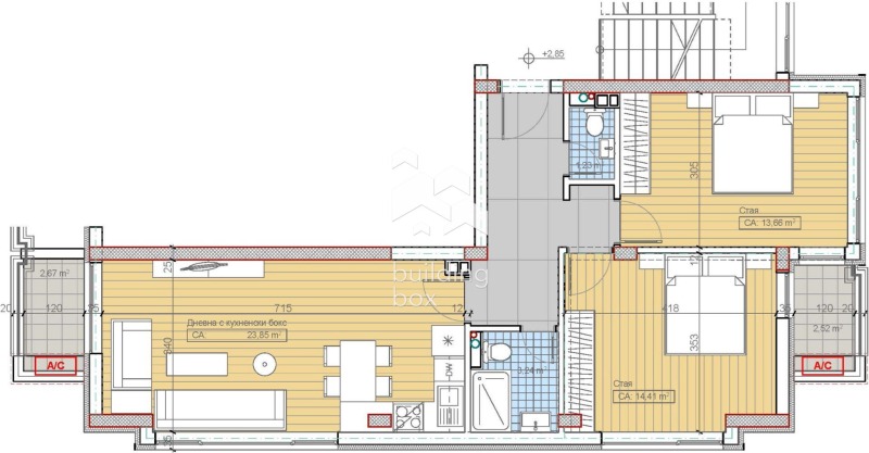 For Sale  2 bedroom Sofia , m-t Gardova glava , 102 sq.m | 57685754 - image [2]