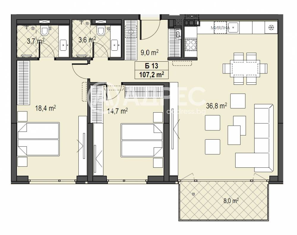 Продава 3-СТАЕН, гр. София, Бояна, снимка 4 - Апартаменти - 54143438