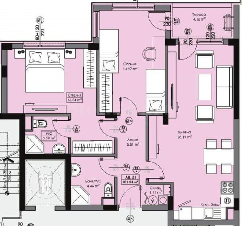 Продава 3-СТАЕН в град Бургас, Славейков - 101 кв.м / 167 195 € » 327 005.00 лв., СТОУНХАРД ПРЕМИЪР В СТРАНАТА И ЧУЖБИНА