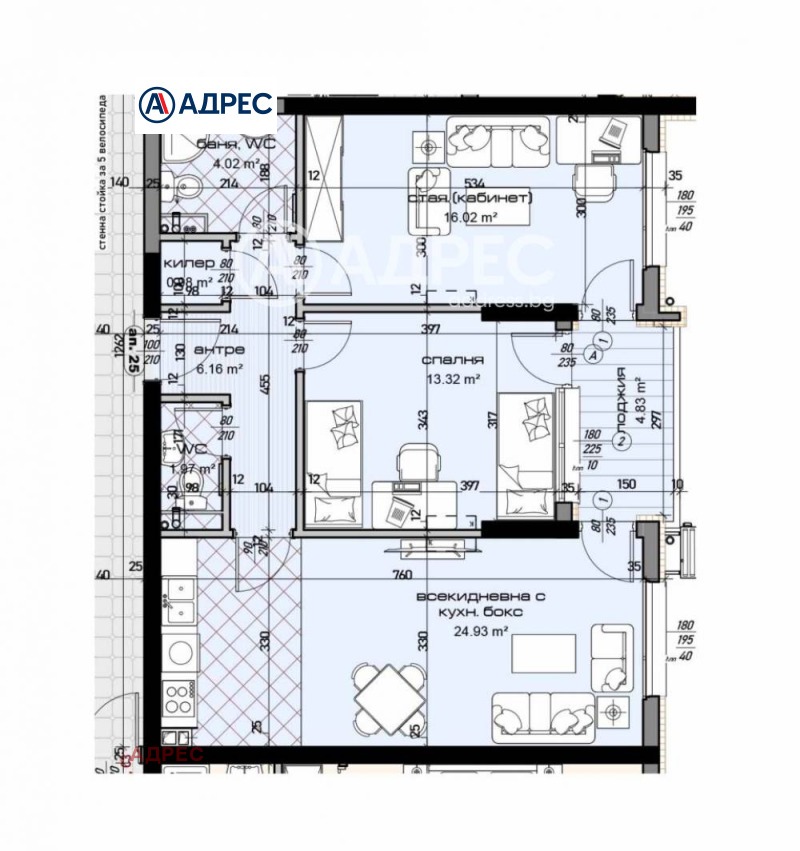 For Sale  2 bedroom Varna , Mladost 1 , 102 sq.m | 15717136