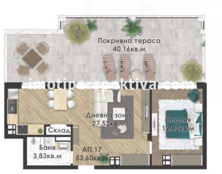Προς πώληση  1 υπνοδωμάτιο Πλοβδηβ , Κγιουτσυκ Παρηζ , 100 τ.μ | 85660177 - εικόνα [11]
