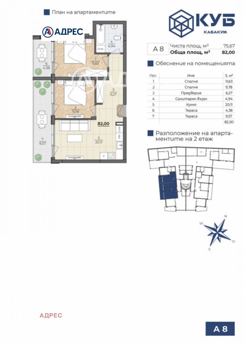 Продава 3-СТАЕН, гр. Варна, к.к. Чайка, снимка 4 - Aпартаменти - 47341925