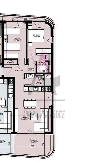 Till salu  2 sovrum Varna , Trosjevo , 123 kvm | 90151305 - bild [3]