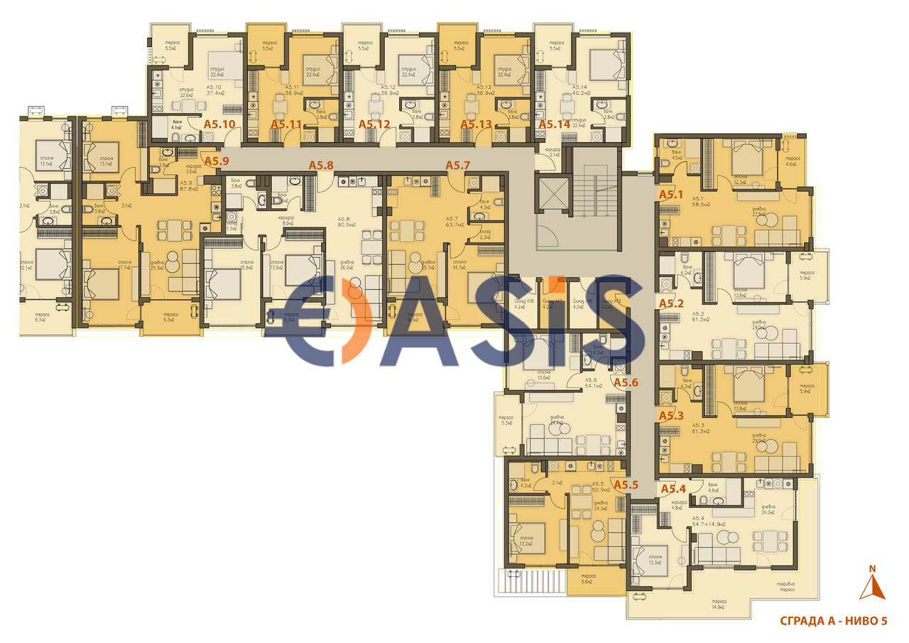 Продава 2-СТАЕН, гр. Свети Влас, област Бургас, снимка 15 - Апартаменти - 54232802