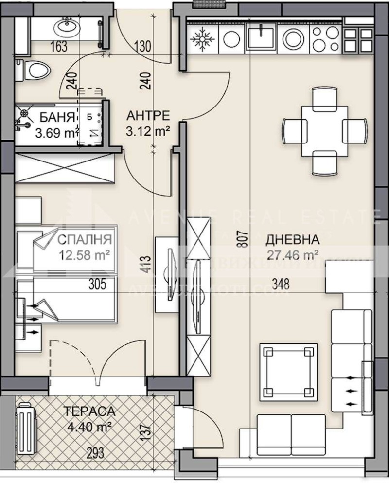Na sprzedaż  1 sypialnia Plowdiw , Gagarin , 71 mkw | 99313793 - obraz [5]