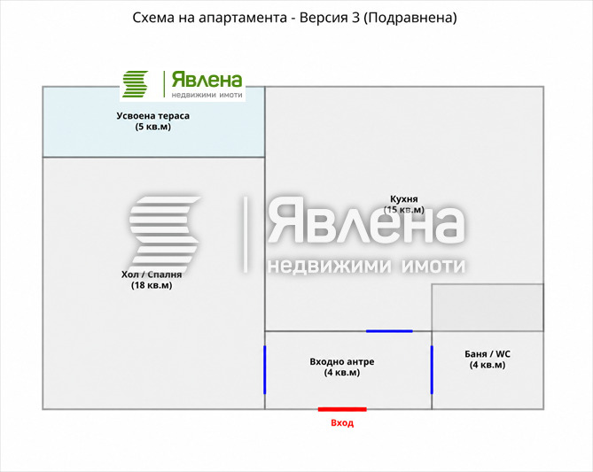 Продава 2-СТАЕН, гр. София, Лозенец