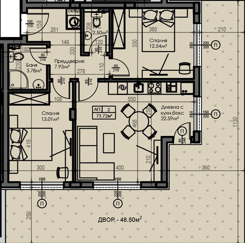 Продава 3-СТАЕН, гр. София, Малинова долина, снимка 7 - Апартаменти - 53253556