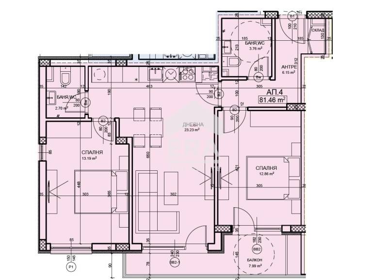 Продава 3-СТАЕН, гр. София, Надежда 1, снимка 5 - Апартаменти - 53616527