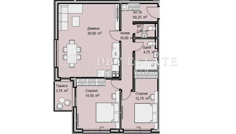Продава 3-СТАЕН, гр. Пловдив, Гагарин, снимка 2 - Апартаменти - 55755793