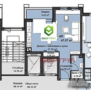 Продава 2-СТАЕН, гр. Пловдив, Христо Смирненски, снимка 15 - Апартаменти - 54065070