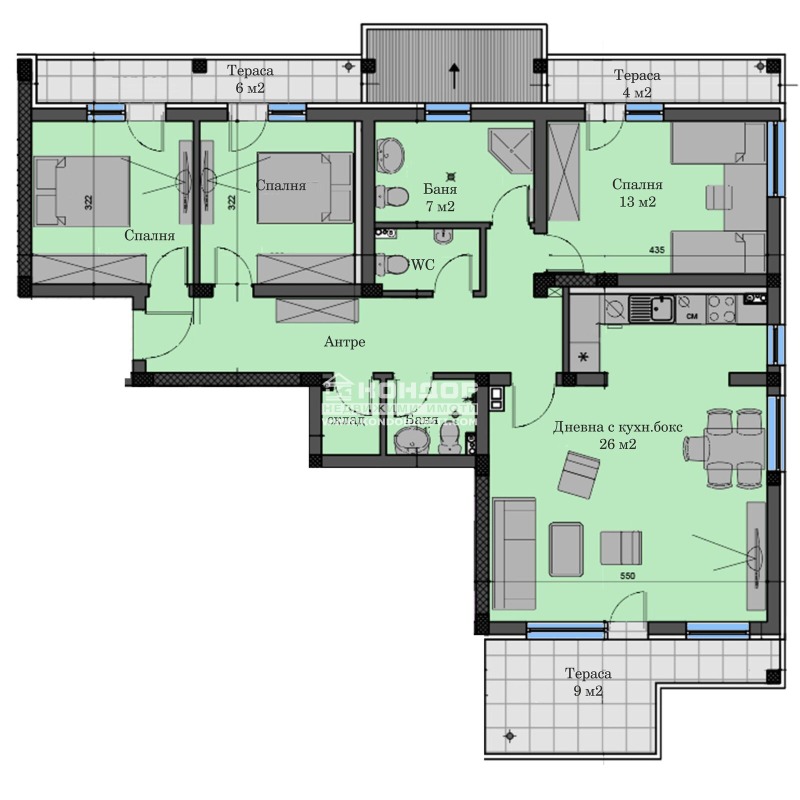 À vendre  3+ chambres Plovdiv , Vastanitcheski , 152 m² | 96464786 - image [5]