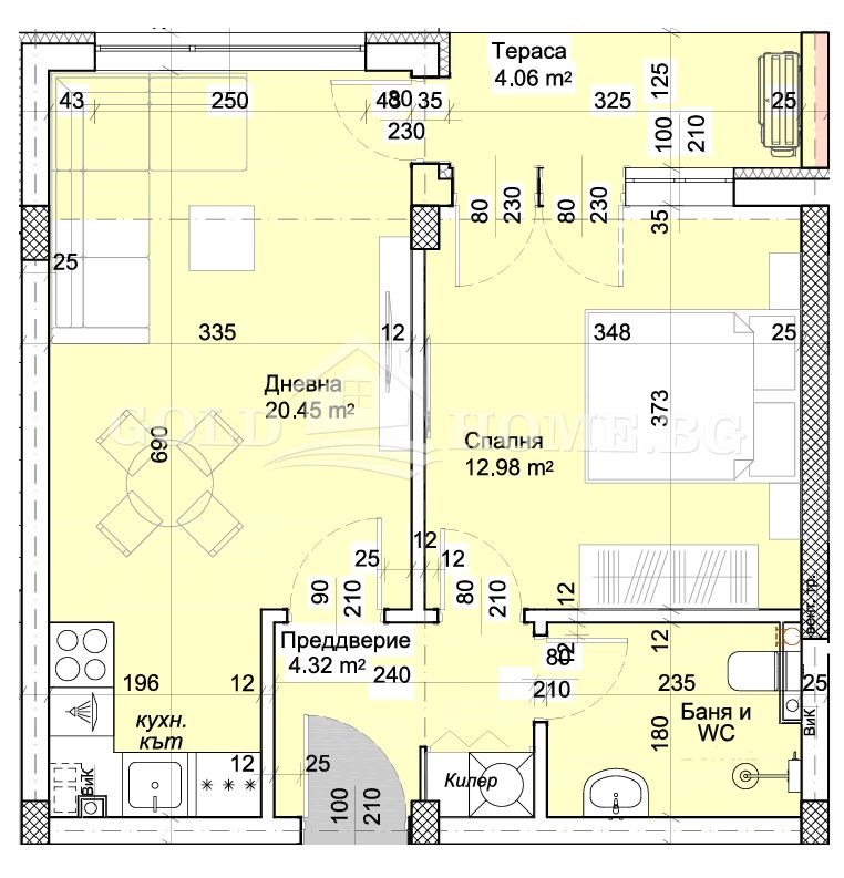 Продава 2-СТАЕН, гр. Пловдив, Христо Смирненски, снимка 2 - Апартаменти - 55040960