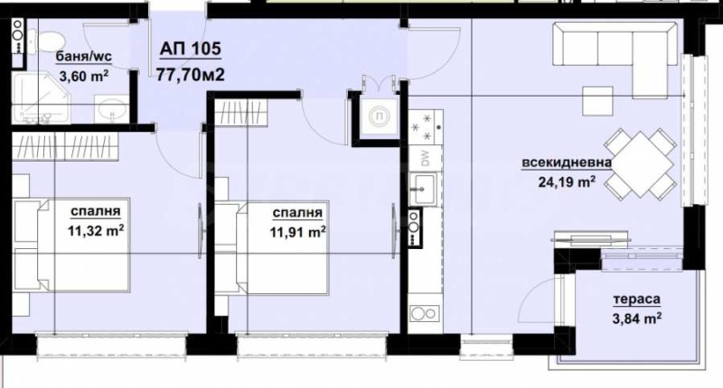 In vendita  2 camere da letto regione Burgas , Sozopol , 77 mq | 93778879 - Immagine [2]