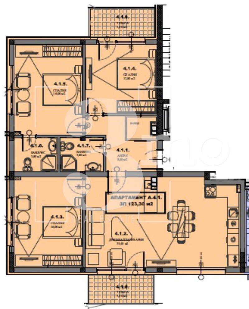 Na prodej  3 ložnice oblast Sofia , Gara Elin Pelin , 138 m2 | 39028466 - obraz [8]