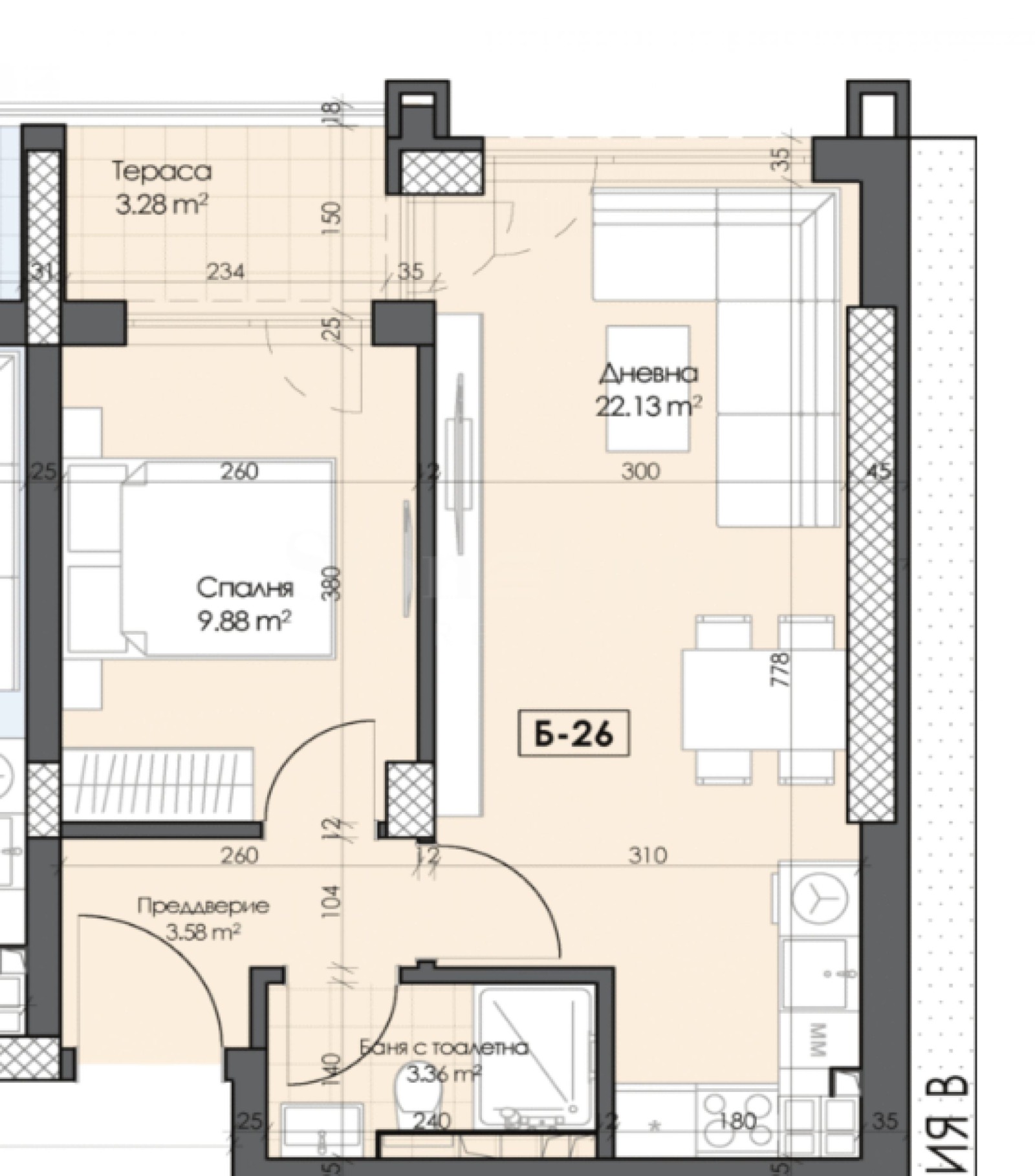 Продава 2-СТАЕН, гр. Пловдив, Гагарин, снимка 5 - Апартаменти - 54008495