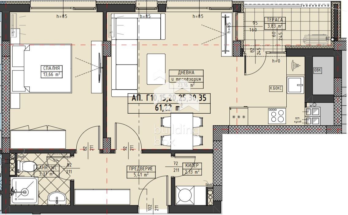 Продава 2-СТАЕН, гр. Пловдив, Христо Смирненски, снимка 8 - Апартаменти - 54043302