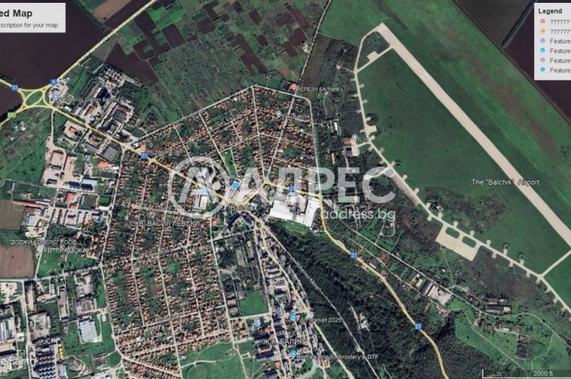 Satılık  Komplo bölge Dobriç , Balçik , 830 metrekare | 50017626